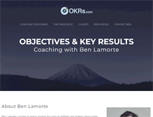 Tablet Screenshot of okrs.com